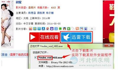 誘騙用戶下載影片，實(shí)則下載木馬病毒